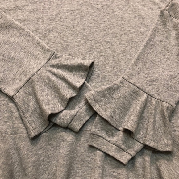 Ruffle Sleeve Sweatshirt - Picture 2 of 6